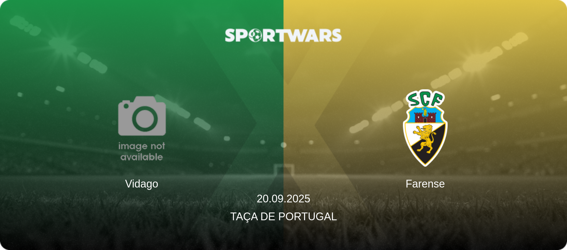 Vidago — Farense, 20.09.2025 — Taça de Portugal (match preview)