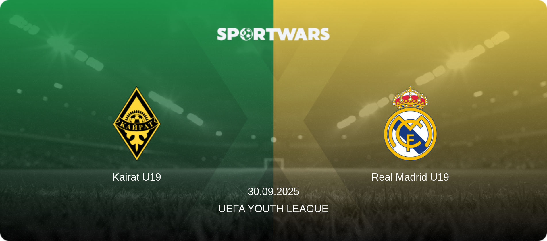 Kairat U19 — Real Madrid U19, 30.09.2025 — UEFA Youth League (match preview)