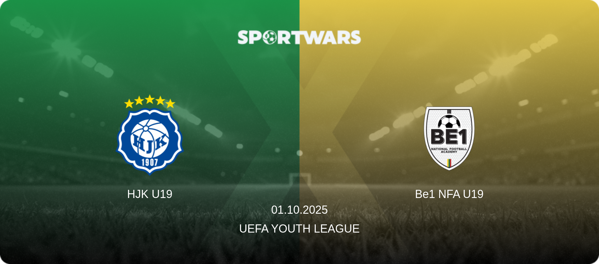 HJK U19 — Be1 NFA U19, 01.10.2025 — UEFA Youth League (match preview)