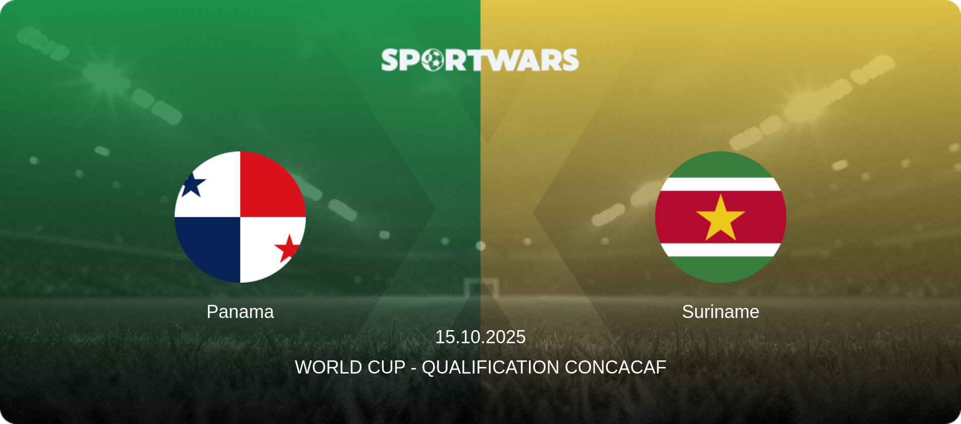 Panama — Suriname, 15.10.2025 — World Cup - Qualification CONCACAF (match preview)