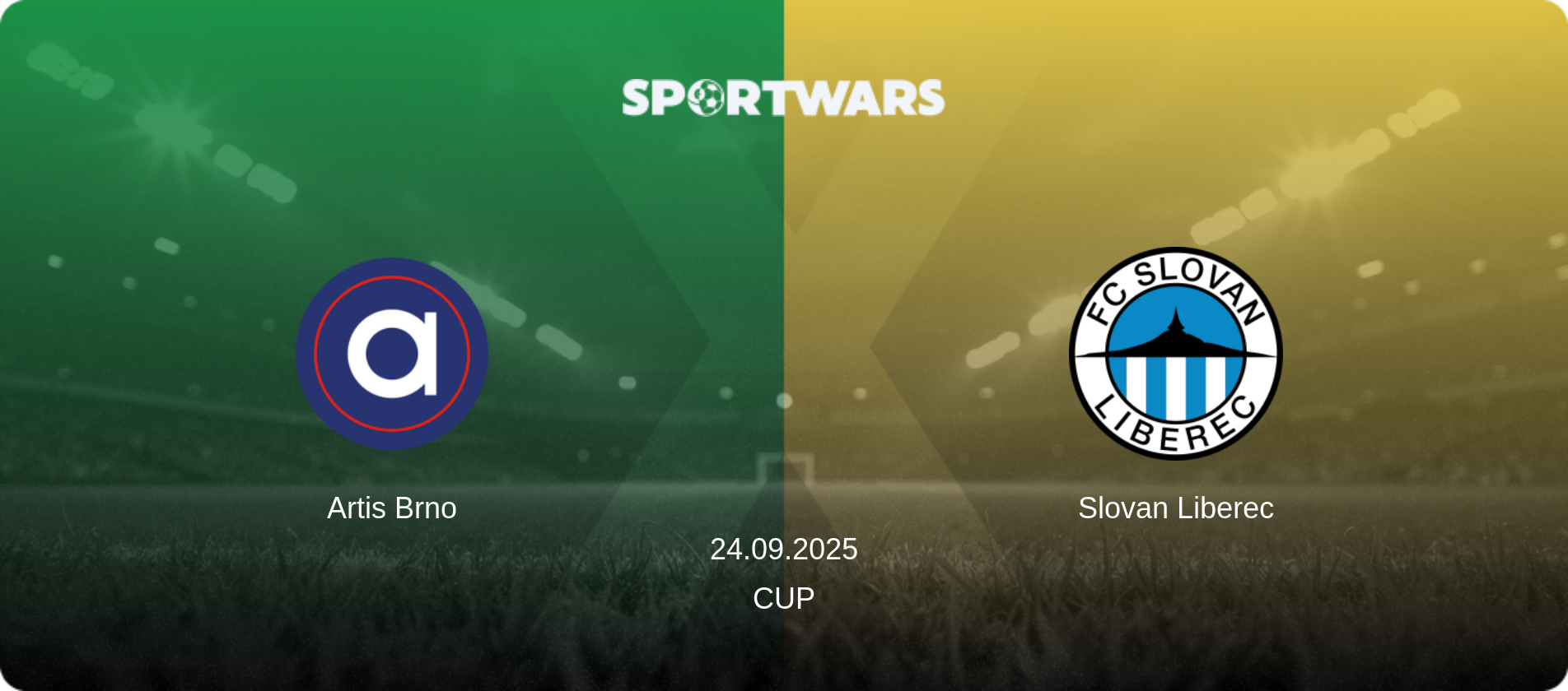 Artis Brno — Slovan Liberec, 24.09.2025 — Cup (match preview)
