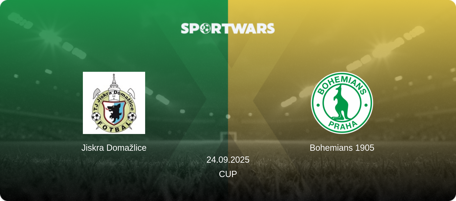 Jiskra Domažlice — Bohemians 1905, 24.09.2025 — Cup (match preview)