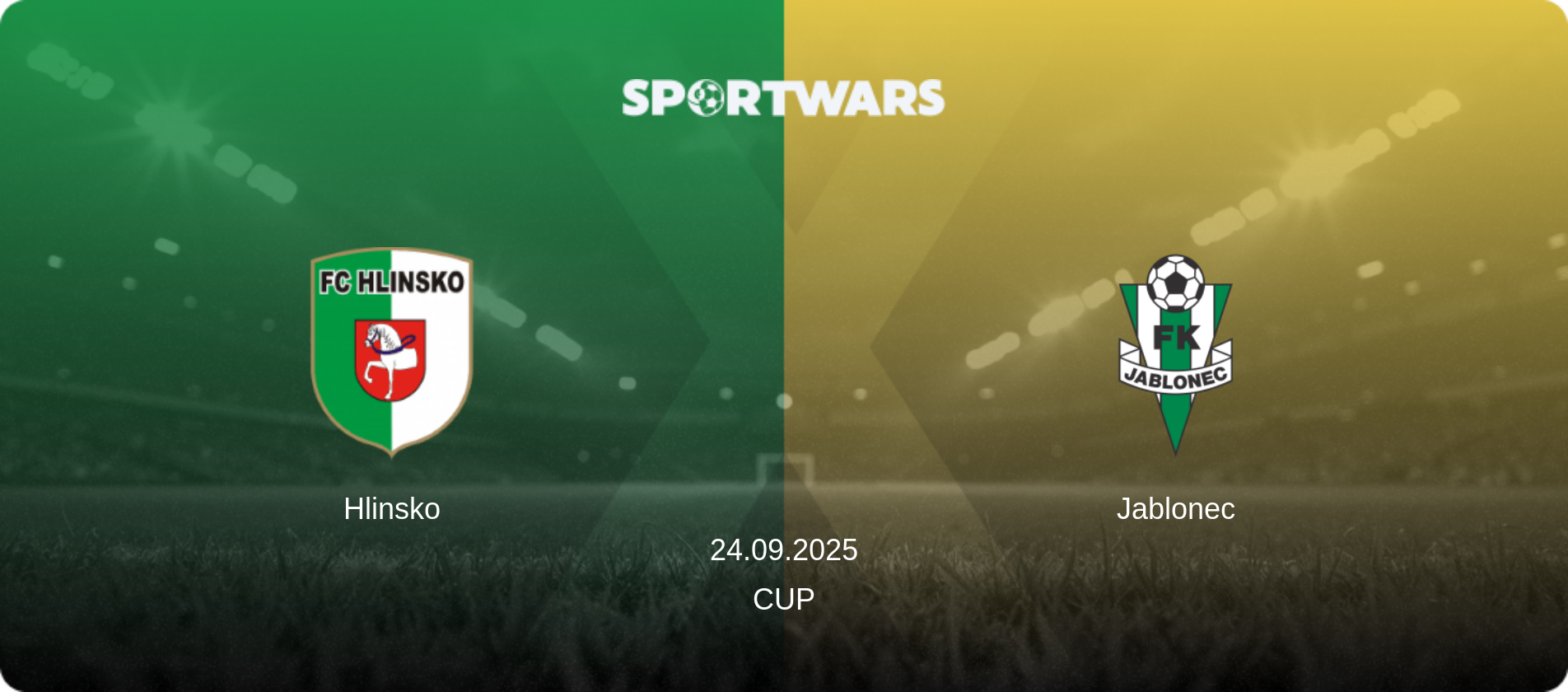 Hlinsko — Jablonec, 24.09.2025 — Cup (match preview)