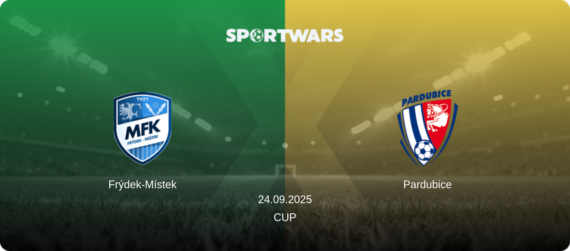 Frýdek-Místek — Pardubice, 24.09.2025 — Cup (match preview)