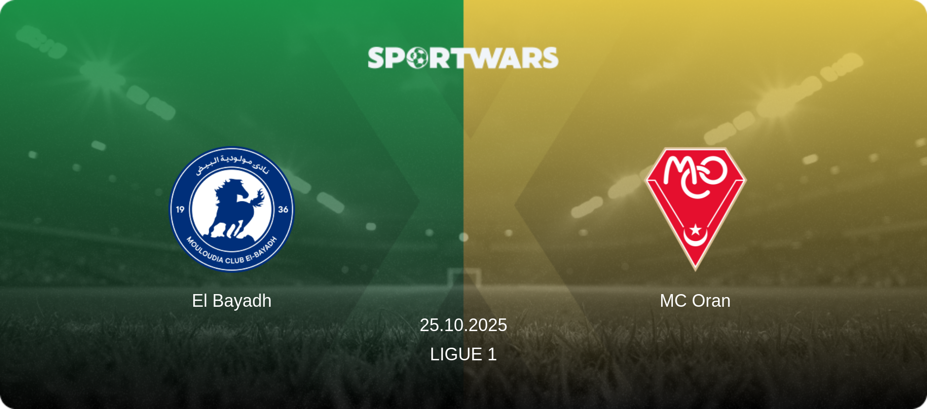 El Bayadh — MC Oran, 25.10.2025 — Ligue 1 (match preview)