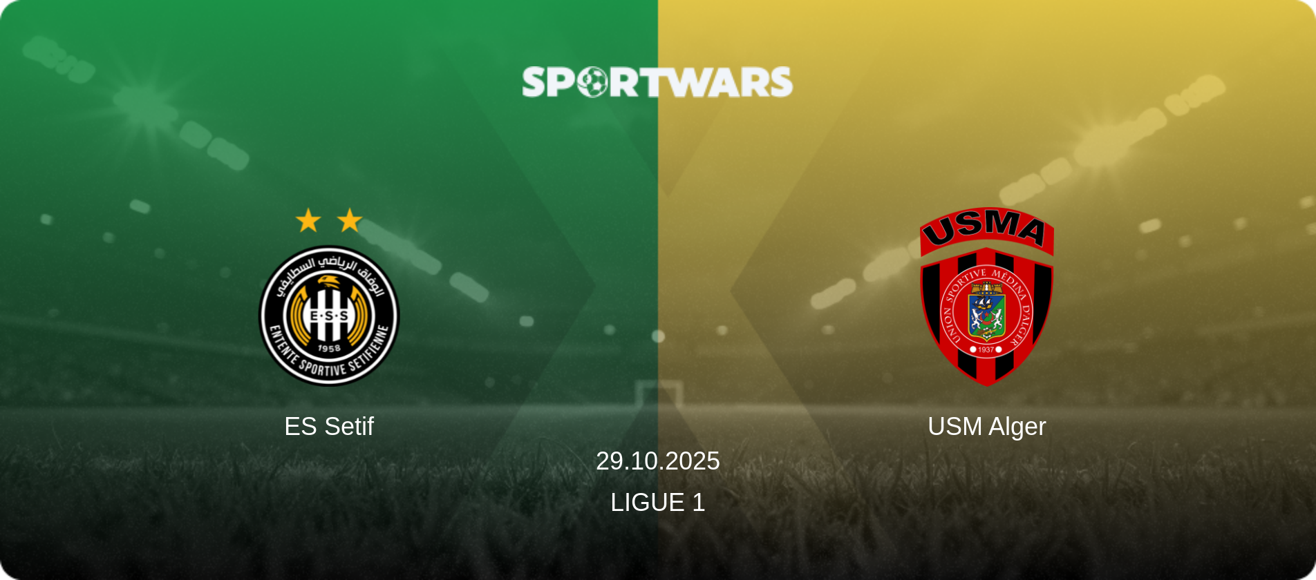 ES Setif — USM Alger, 29.10.2025 — Ligue 1 (match preview)