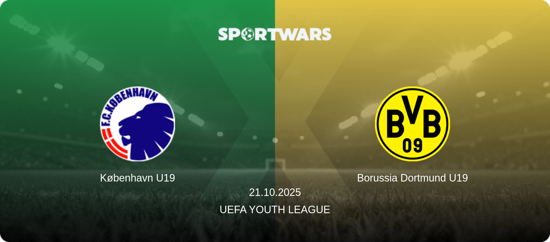 København U19 — Borussia Dortmund U19, 21.10.2025 — UEFA Youth League (match preview)