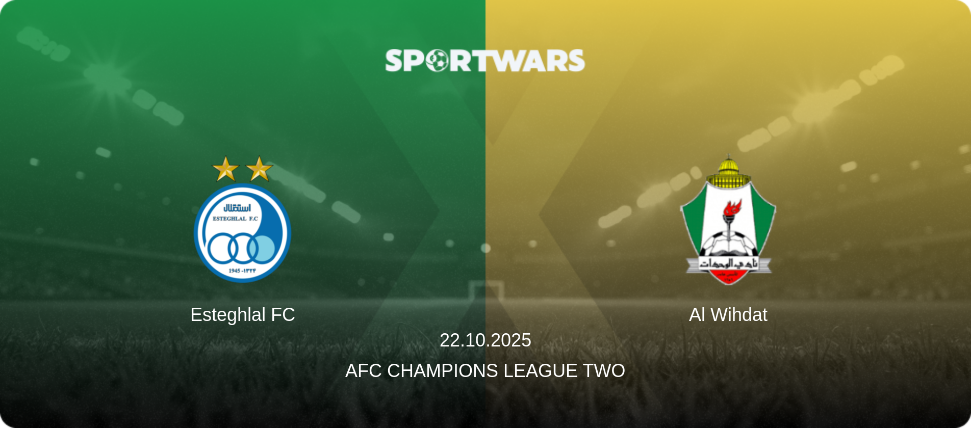 Esteghlal FC — Al Wihdat, 22.10.2025 — AFC Champions League Two (match preview)
