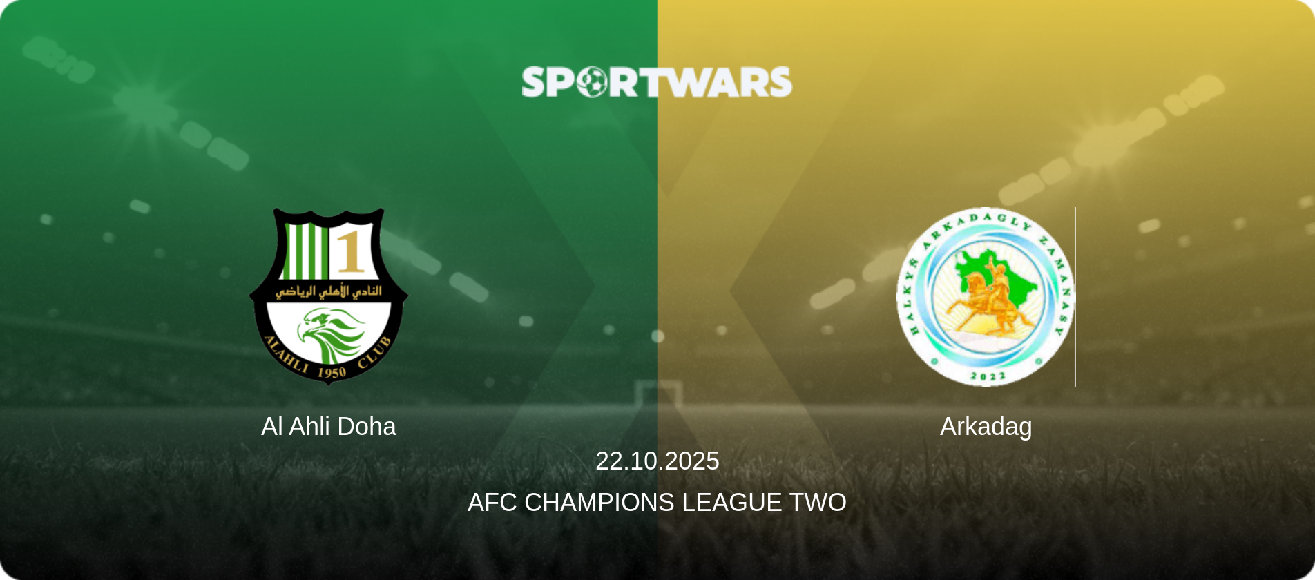 Al Ahli Doha — Arkadag, 22.10.2025 — AFC Champions League Two (match preview)