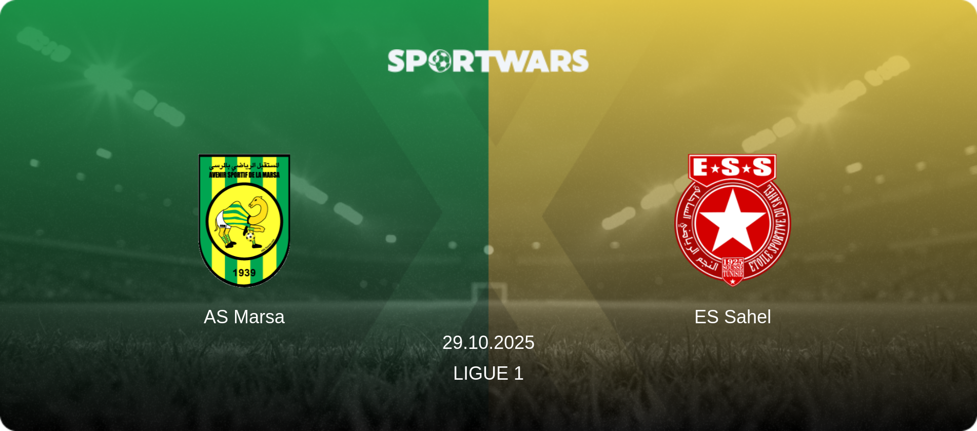 AS Marsa — ES Sahel, 29.10.2025 — Ligue 1 (match preview)