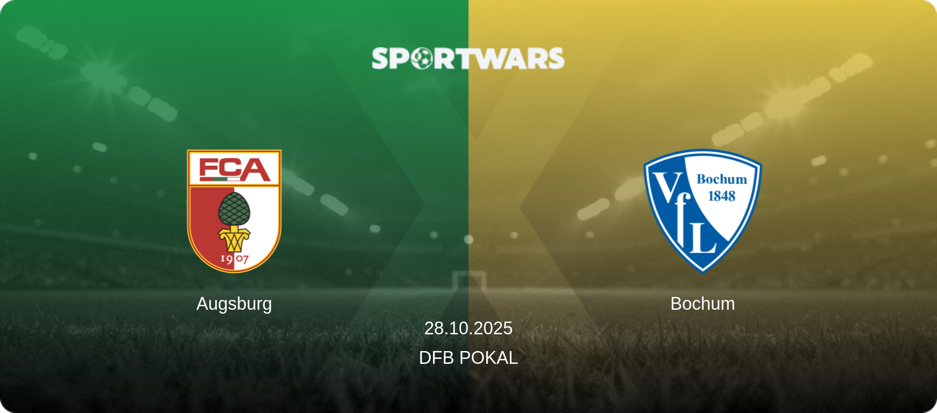 Augsburg — Bochum, 28.10.2025 — DFB Pokal (match preview)