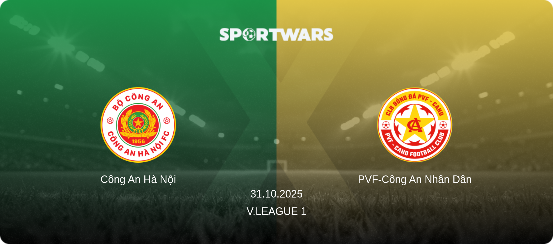 Công An Hà Nội — PVF-Công An Nhân Dân, 31.10.2025 — V.League 1 (match preview)