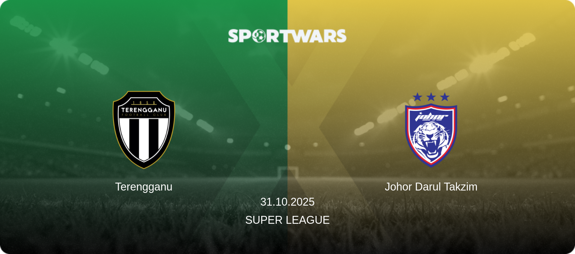 Terengganu — Johor Darul Takzim, 31.10.2025 — Super League (match preview)