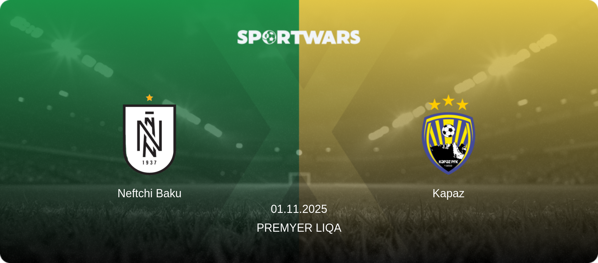 Neftchi Baku — Kapaz, 01.11.2025 — Premyer Liqa (match preview)