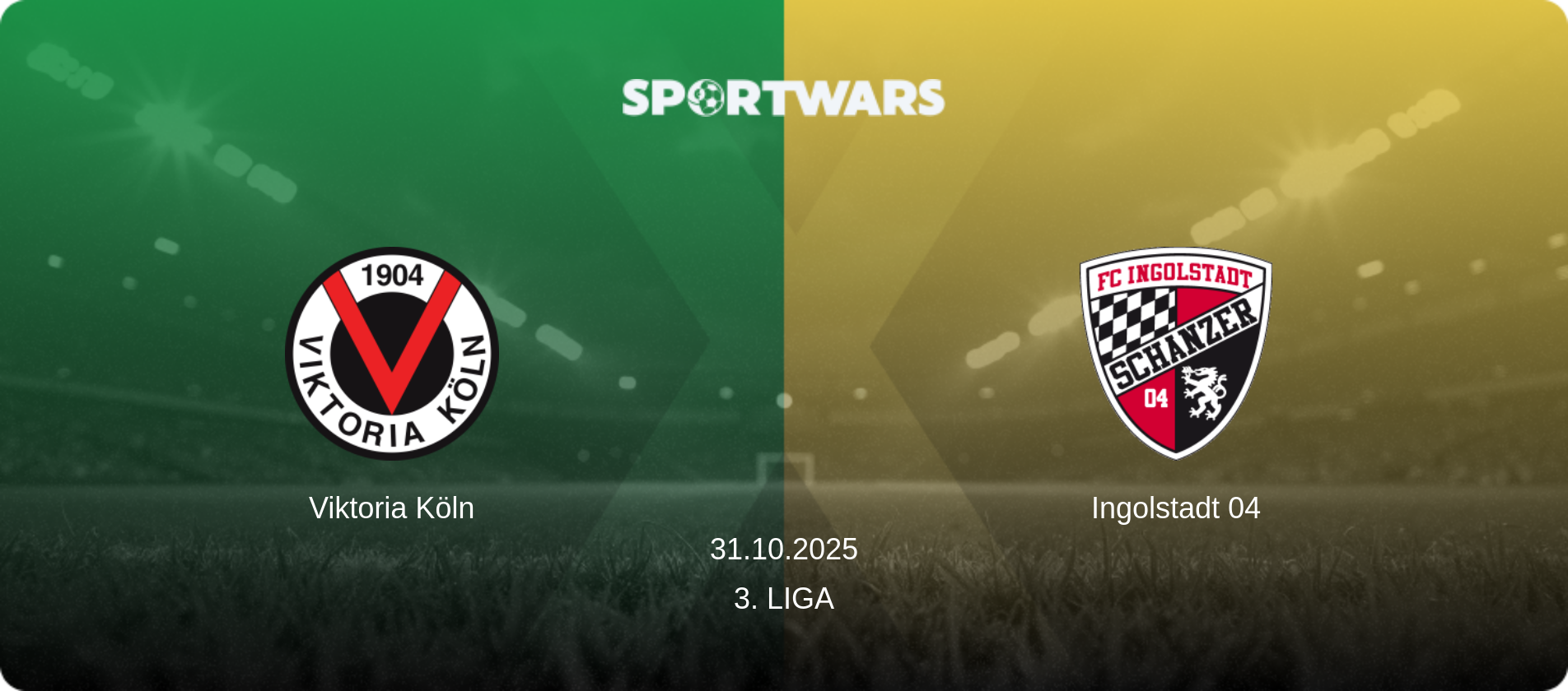 Viktoria Köln — Ingolstadt 04, 31.10.2025 — 3. Liga (match preview)