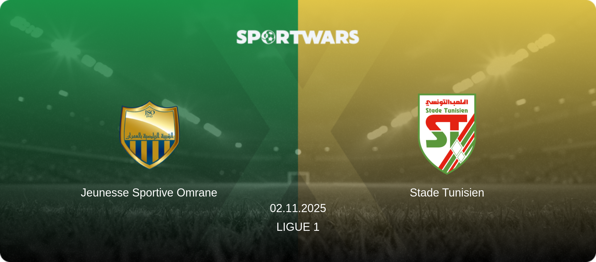 Jeunesse Sportive Omrane — Stade Tunisien, 02.11.2025 — Ligue 1 (match preview)
