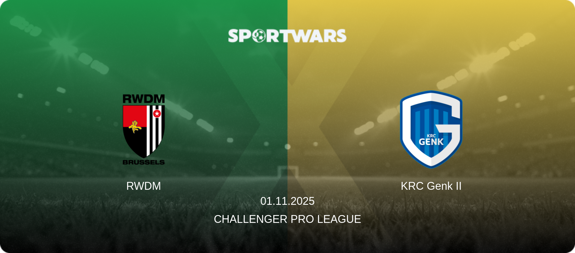 RWDM — KRC Genk II, 01.11.2025 — Challenger Pro League (match preview)