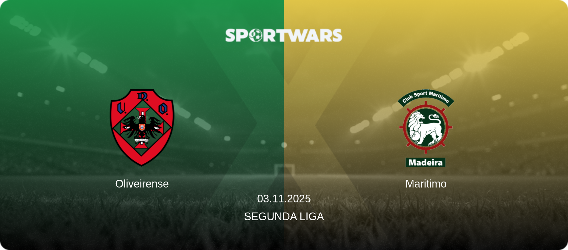 Oliveirense — Maritimo, 03.11.2025 — Segunda Liga (match preview)