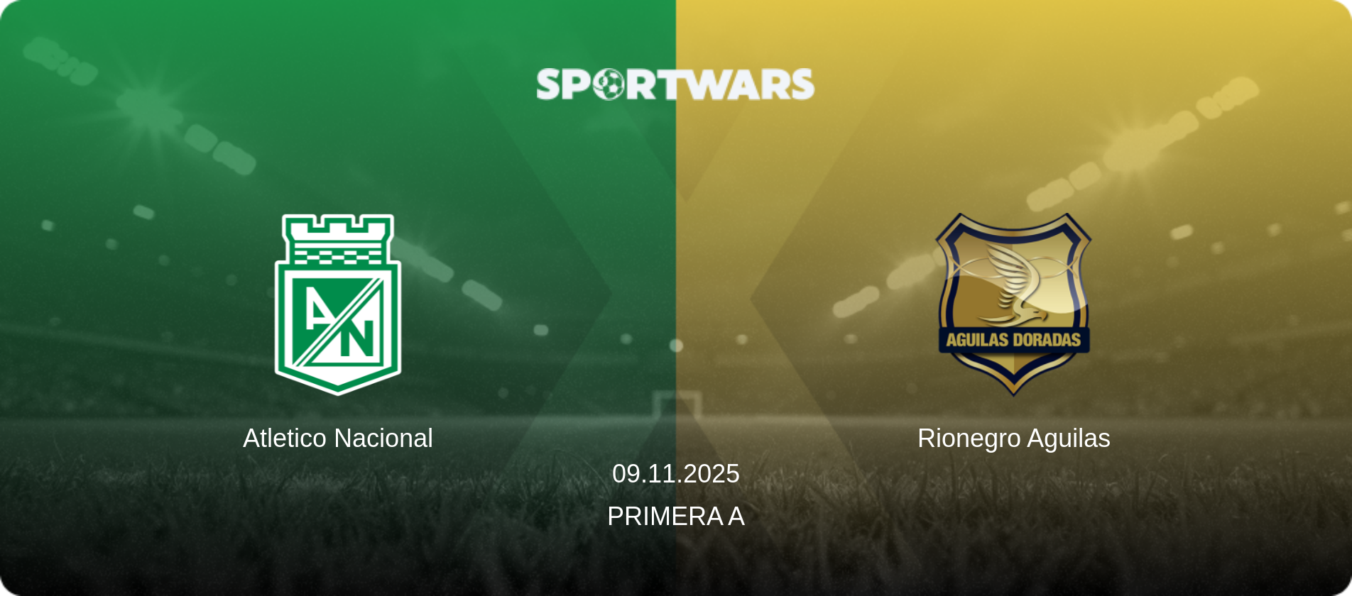 Atletico Nacional — Rionegro Aguilas, 02.11.2025 — Primera A (match preview)