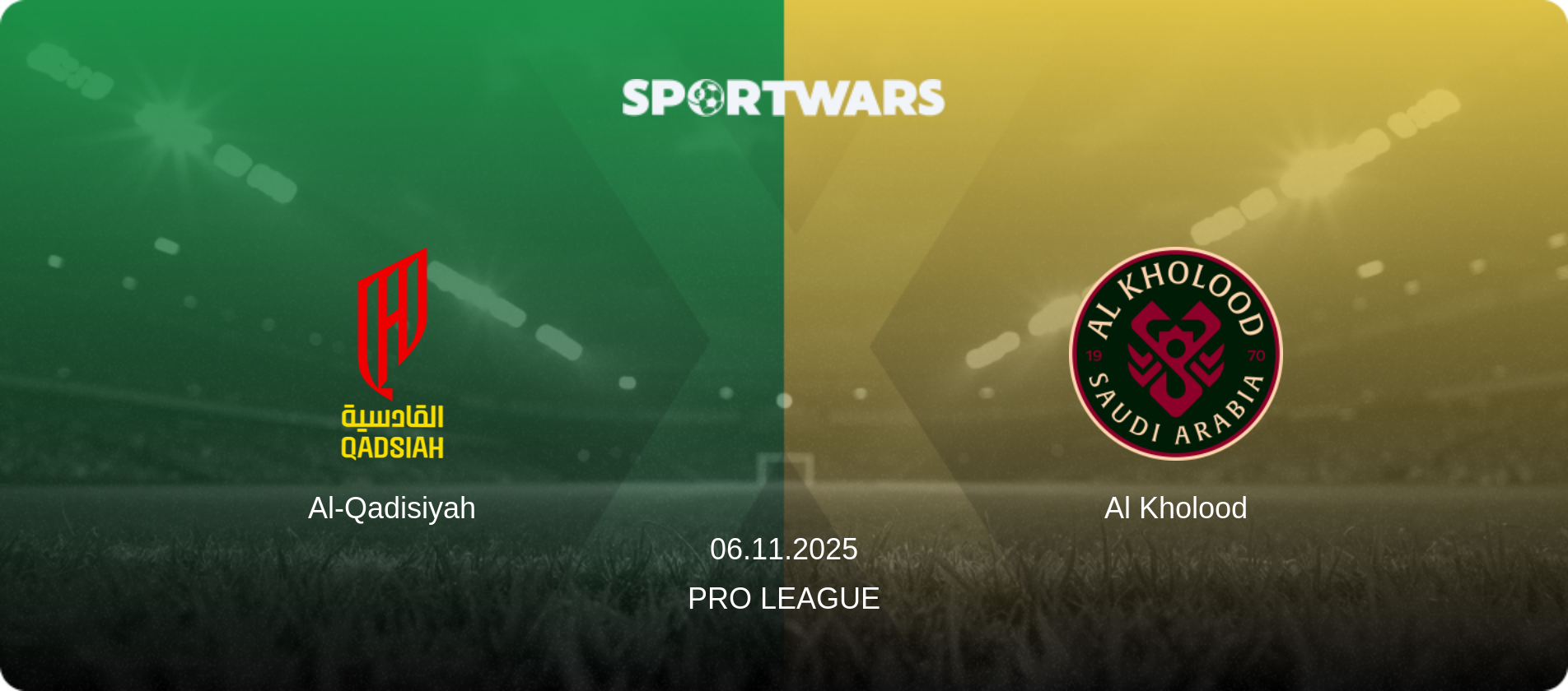 Al-Qadisiyah — Al Kholood, 06.11.2025 — Pro League (match preview)