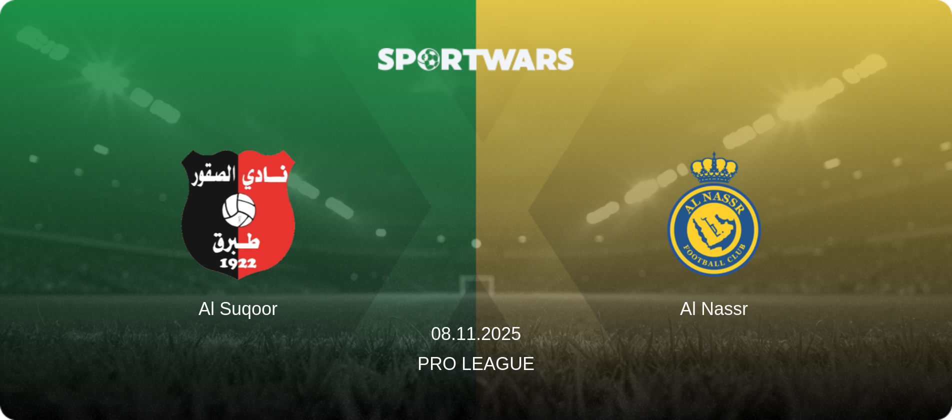 Al Suqoor — Al Nassr, 08.11.2025 — Pro League (match preview)