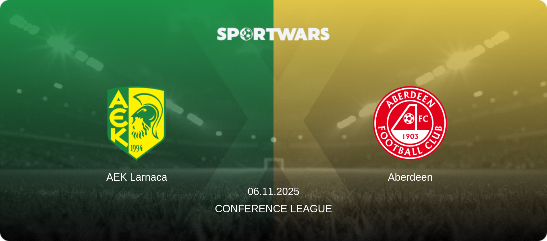 AEK Larnaca — Aberdeen, 06.11.2025 — Conference League (match preview)