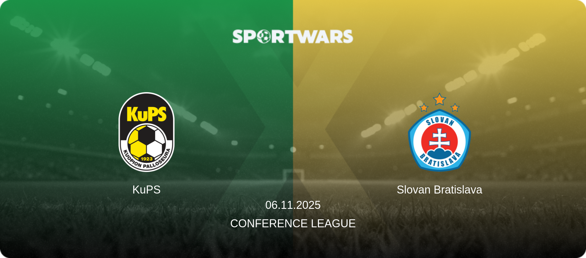KuPS — Slovan Bratislava, 06.11.2025 — Conference League (match preview)