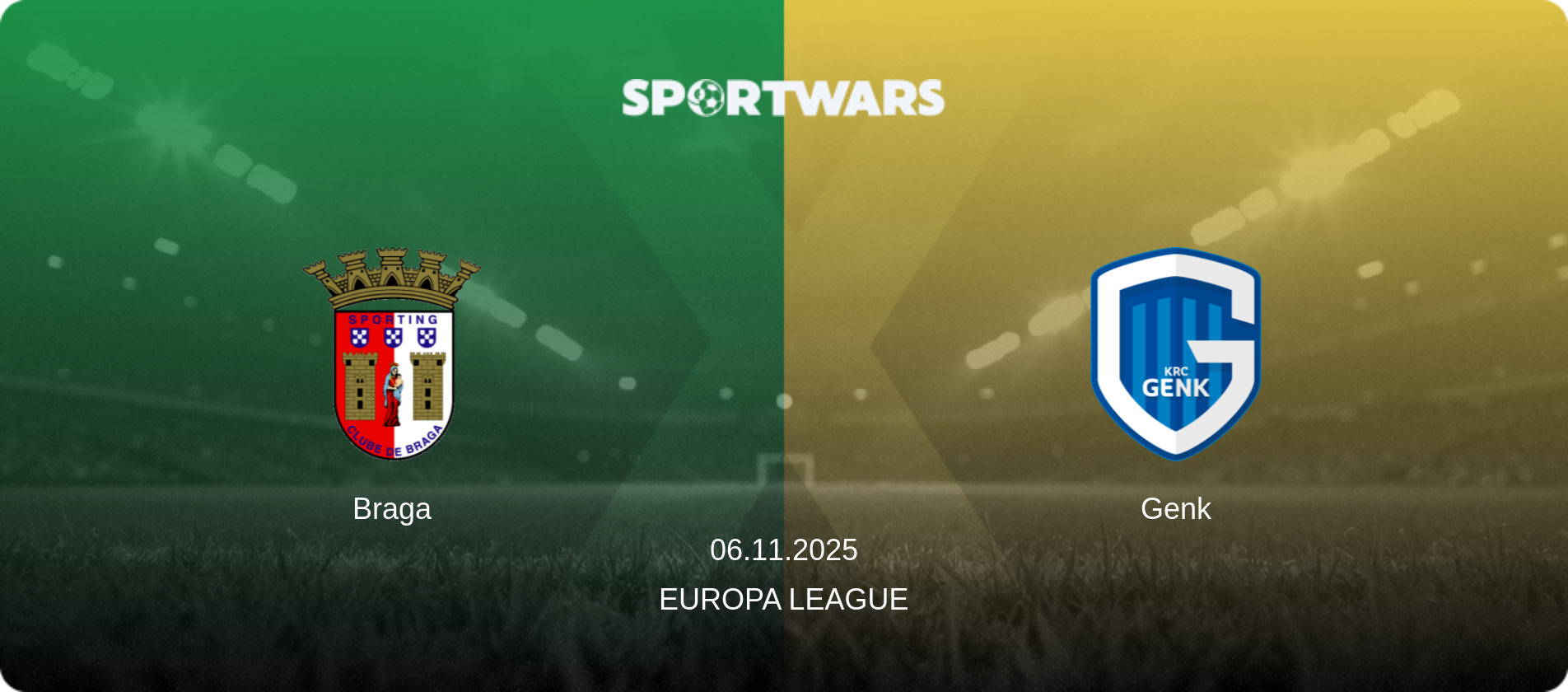 Braga — Genk, 06.11.2025 — Europa League (match preview)