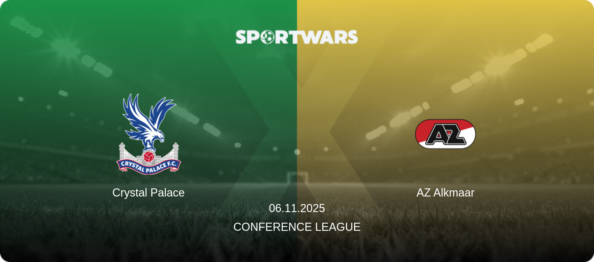 Crystal Palace — AZ Alkmaar, 06.11.2025 — Conference League (match preview)