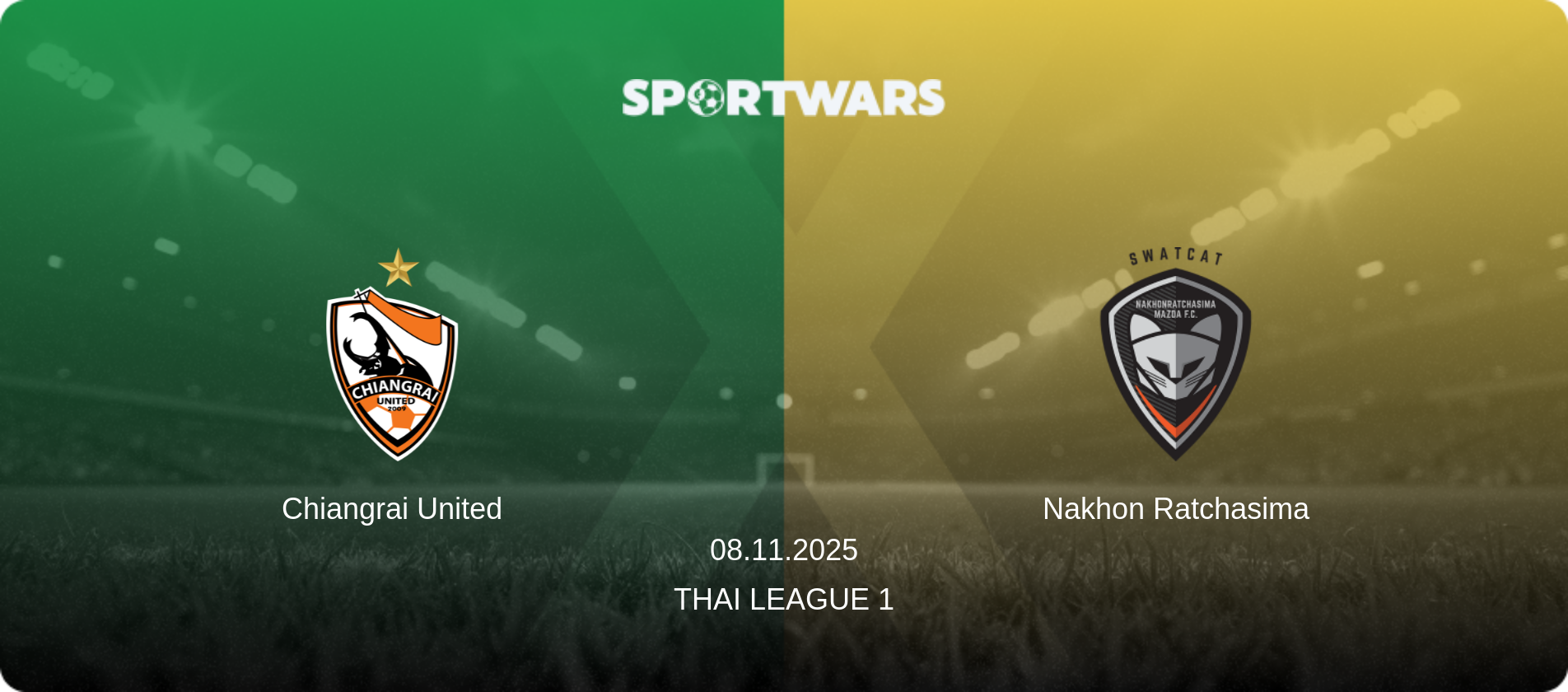 Chiangrai United — Nakhon Ratchasima, 08.11.2025 — Thai League 1 (match preview)