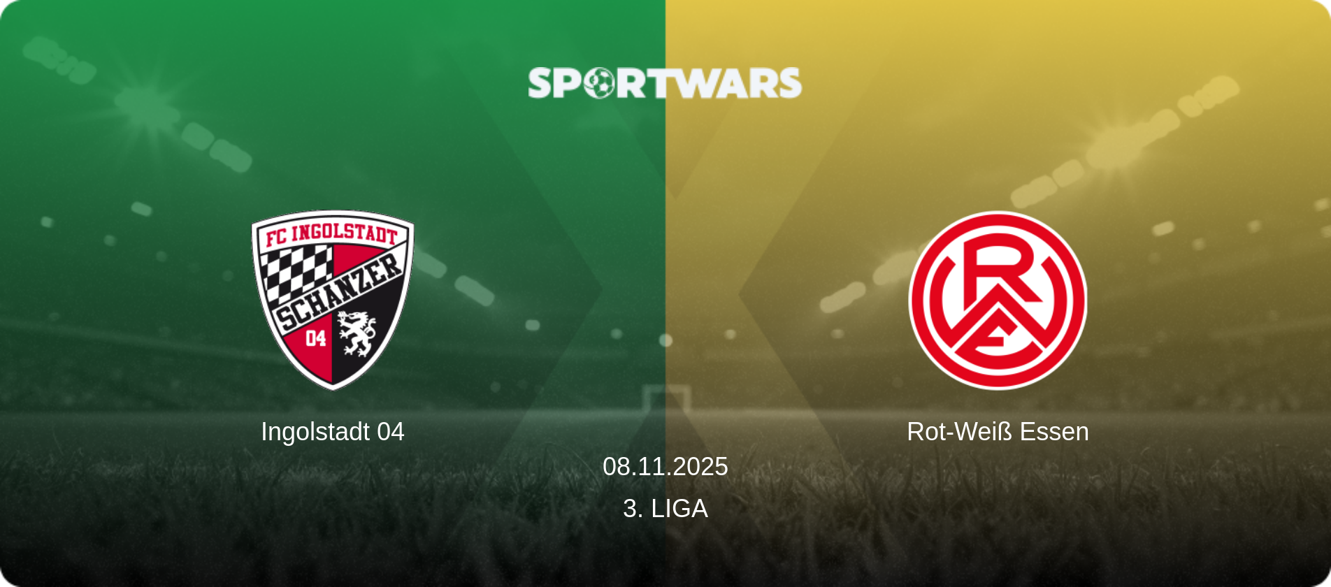 Ingolstadt 04 — Rot-Weiß Essen, 08.11.2025 — 3. Liga (match preview)