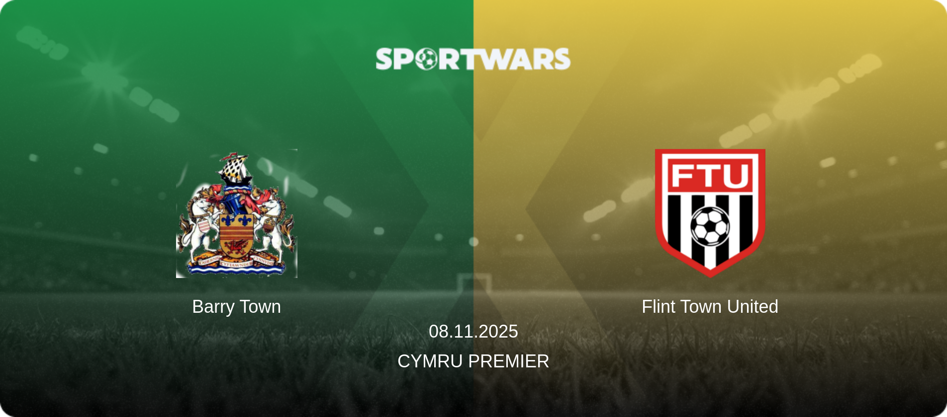 Barry Town — Flint Town United, 08.11.2025 — Cymru Premier (match preview)