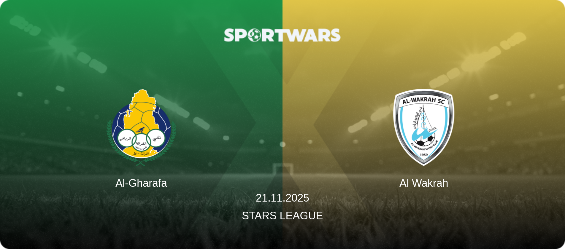 Al-Gharafa — Al Wakrah, 21.11.2025 — Stars League (match preview)