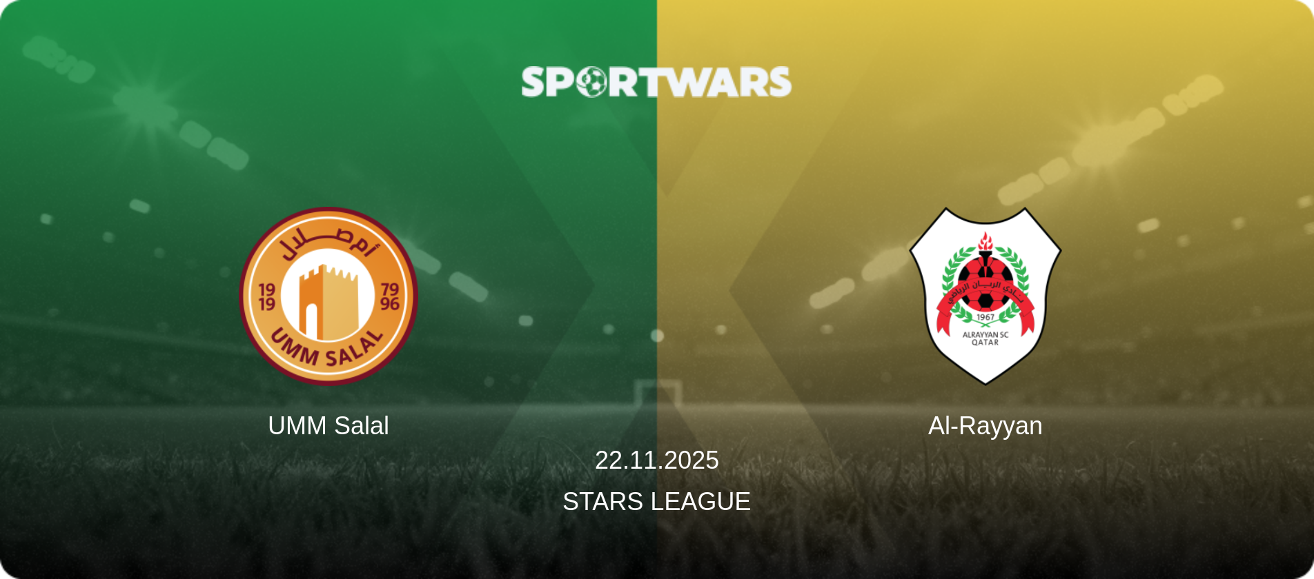 UMM Salal — Al-Rayyan, 22.11.2025 — Stars League (match preview)