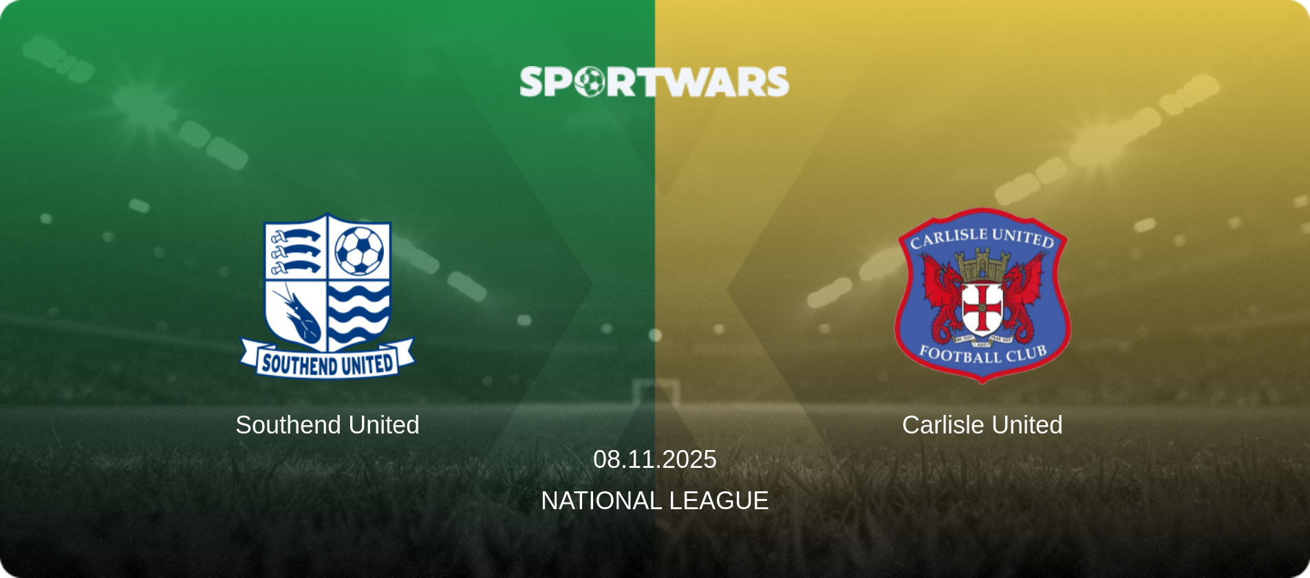 Southend United — Carlisle United, 08.11.2025 — National League (match preview)