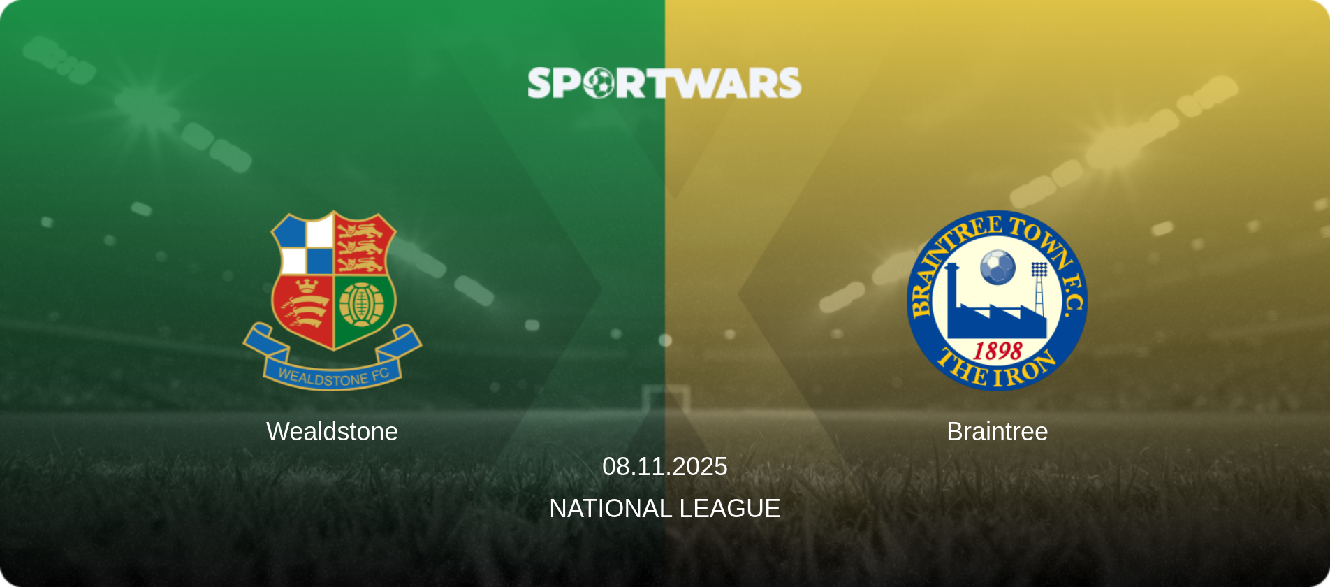 Wealdstone — Braintree, 08.11.2025 — National League (match preview)