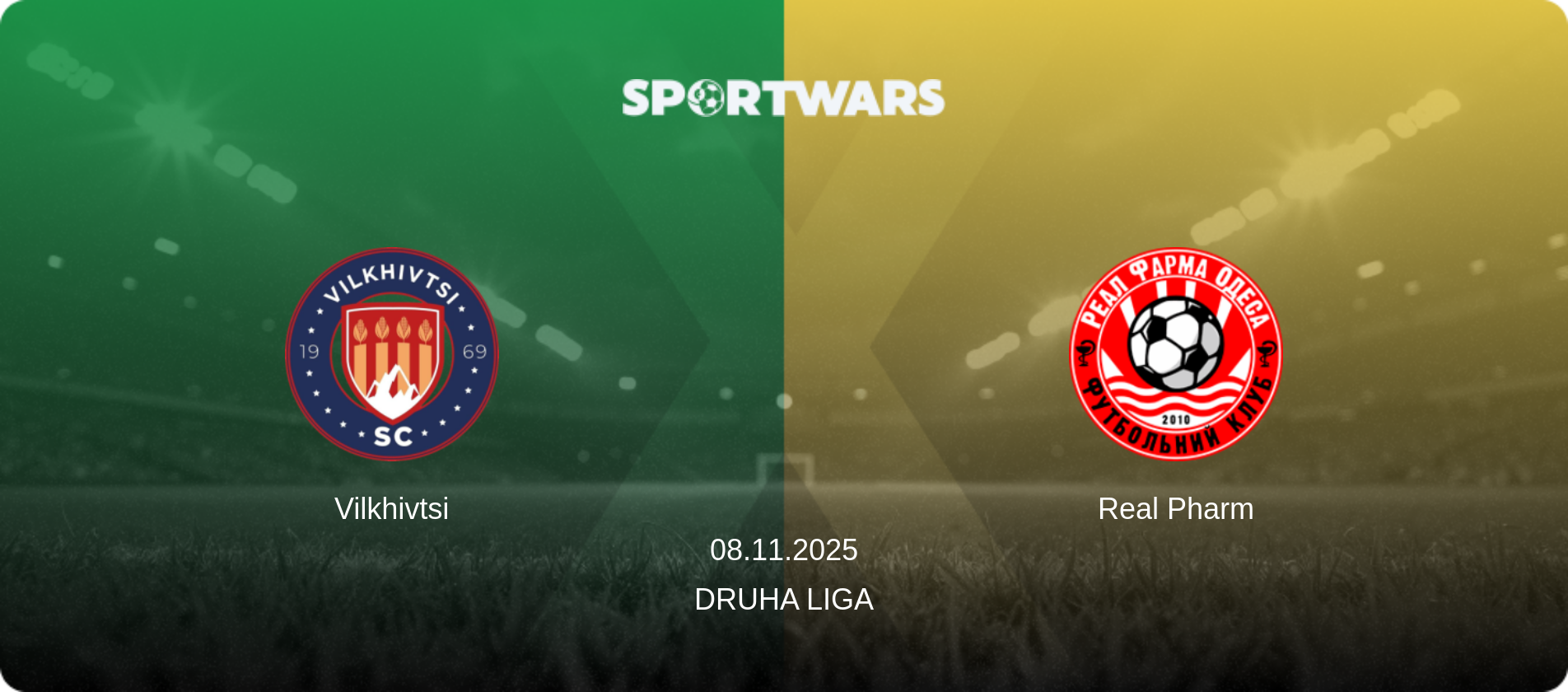 Vilkhivtsi — Real Pharm, 08.11.2025 — Druha Liga (match preview)