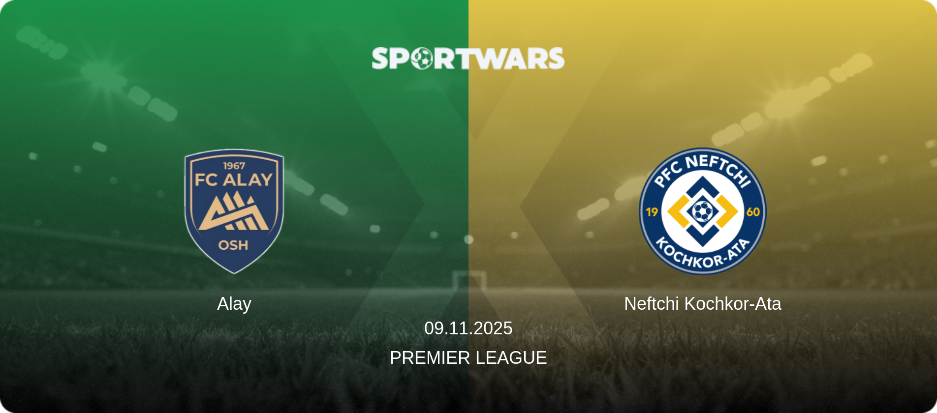 Alay — Neftchi Kochkor-Ata, 09.11.2025 — Premier League (match preview)