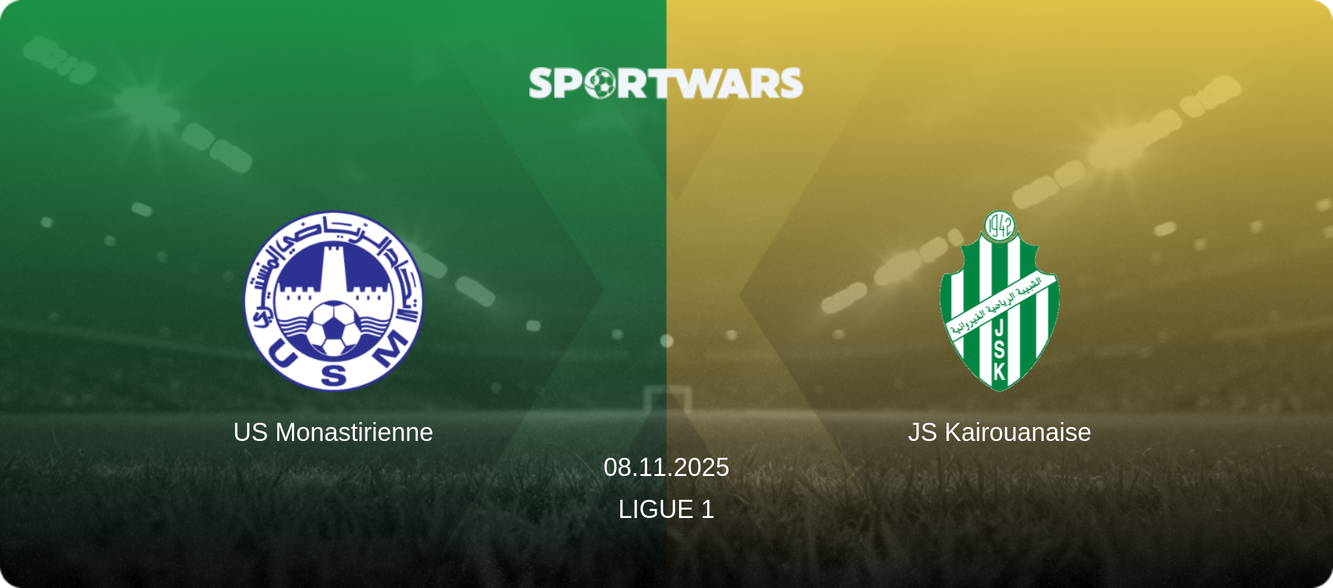 US Monastirienne — JS Kairouanaise, 08.11.2025 — Ligue 1 (match preview)