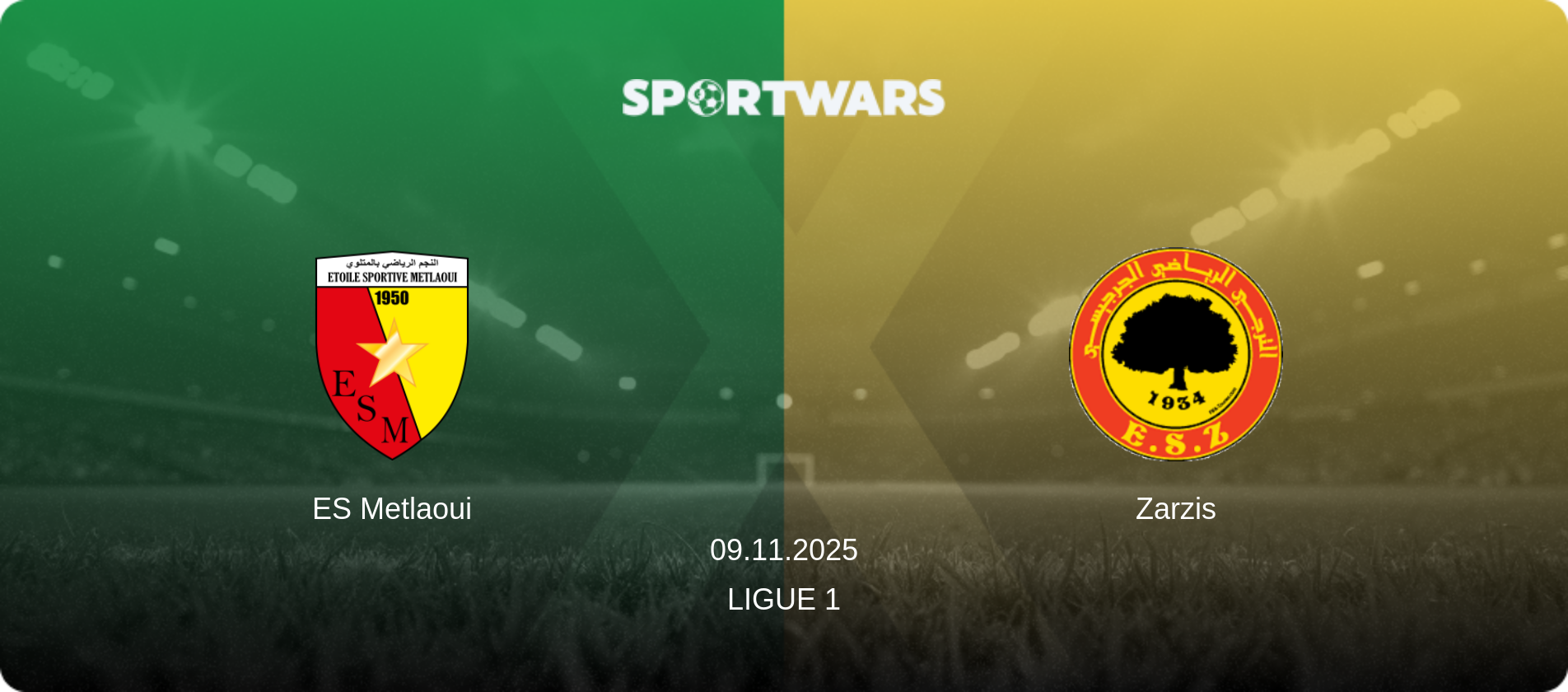 ES Metlaoui — Zarzis, 09.11.2025 — Ligue 1 (match preview)