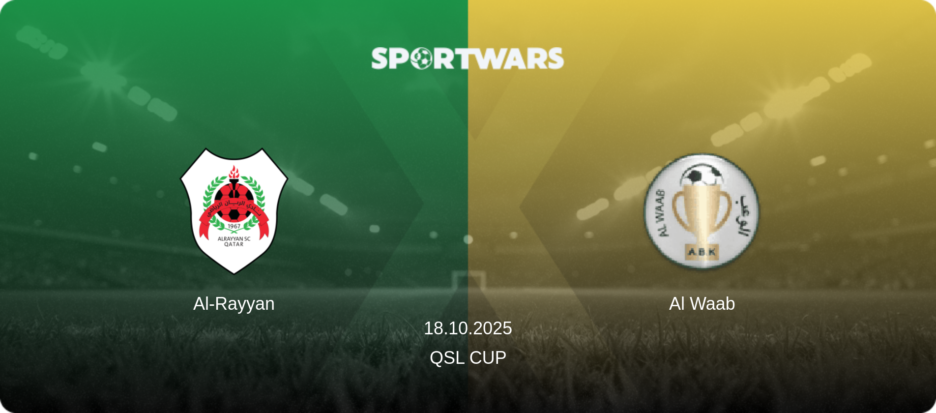 Al-Rayyan — Al Waab, 18.10.2025 — QSL Cup (match preview)