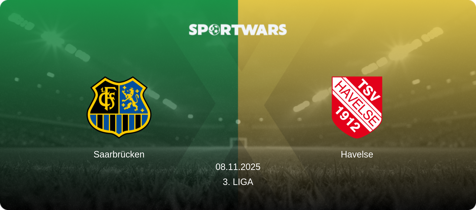 Saarbrücken — Havelse, 08.11.2025 — 3. Liga (match preview)