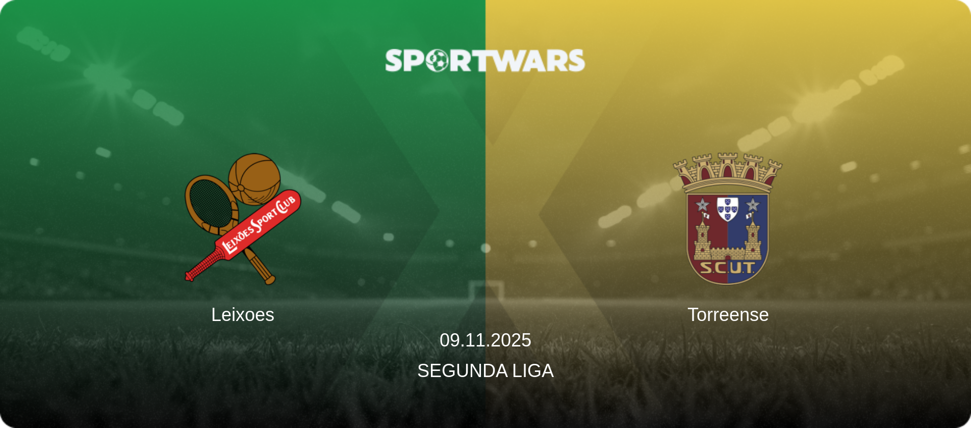 Leixoes — Torreense, 09.11.2025 — Segunda Liga (match preview)