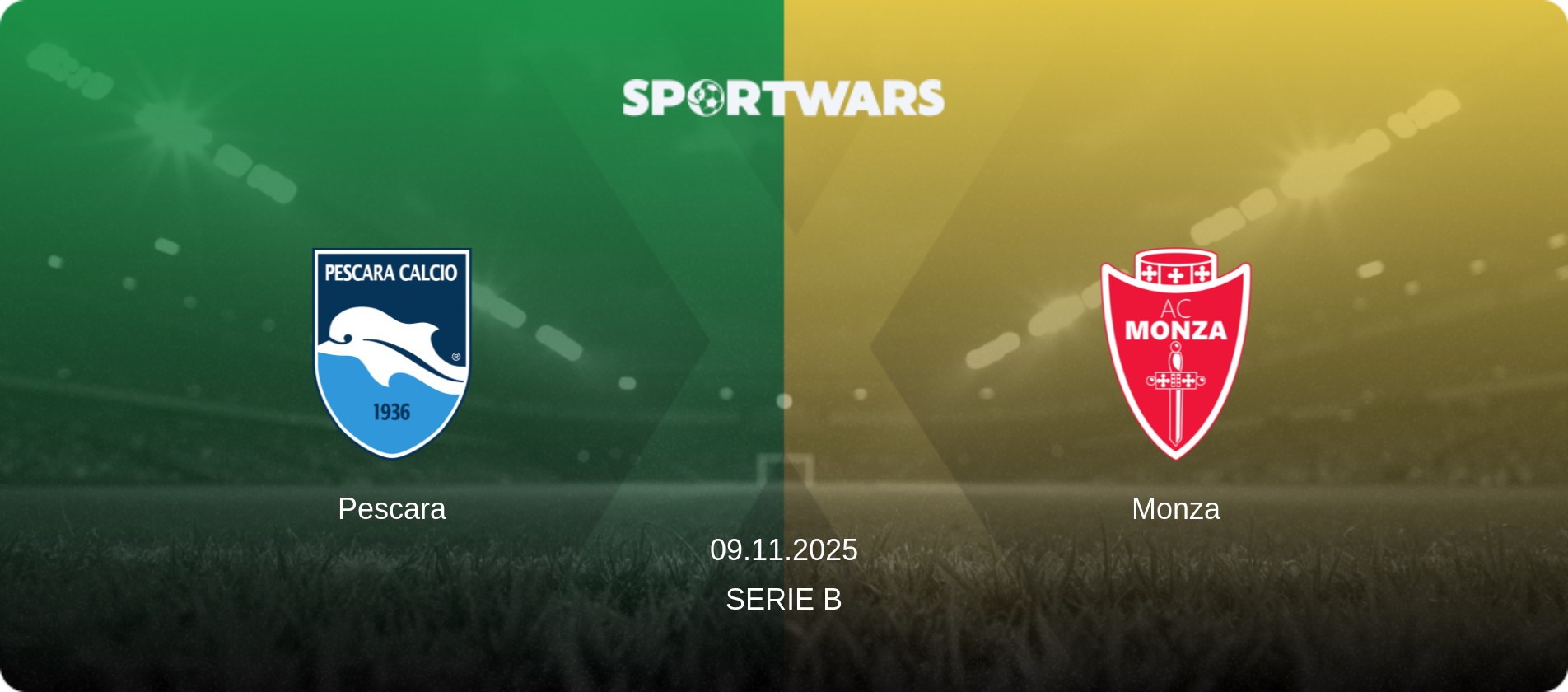 Pescara — Monza, 09.11.2025 — Serie B (match preview)