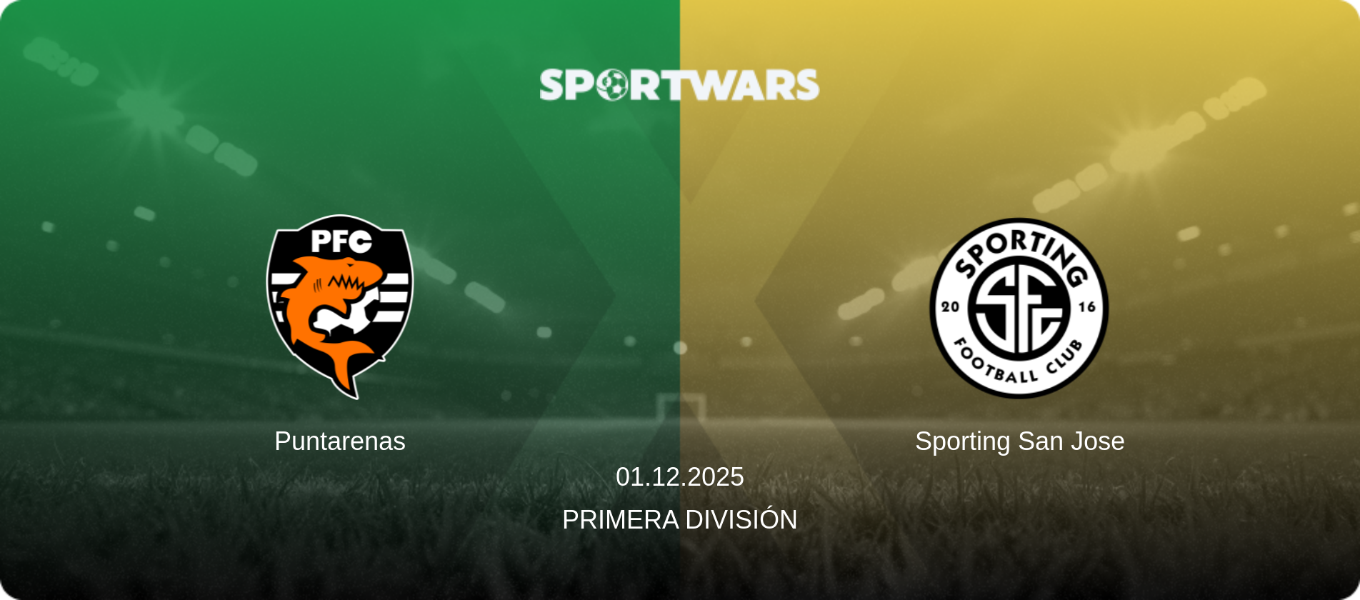 Puntarenas — Sporting San Jose, 01.12.2025 — Primera División (match preview)