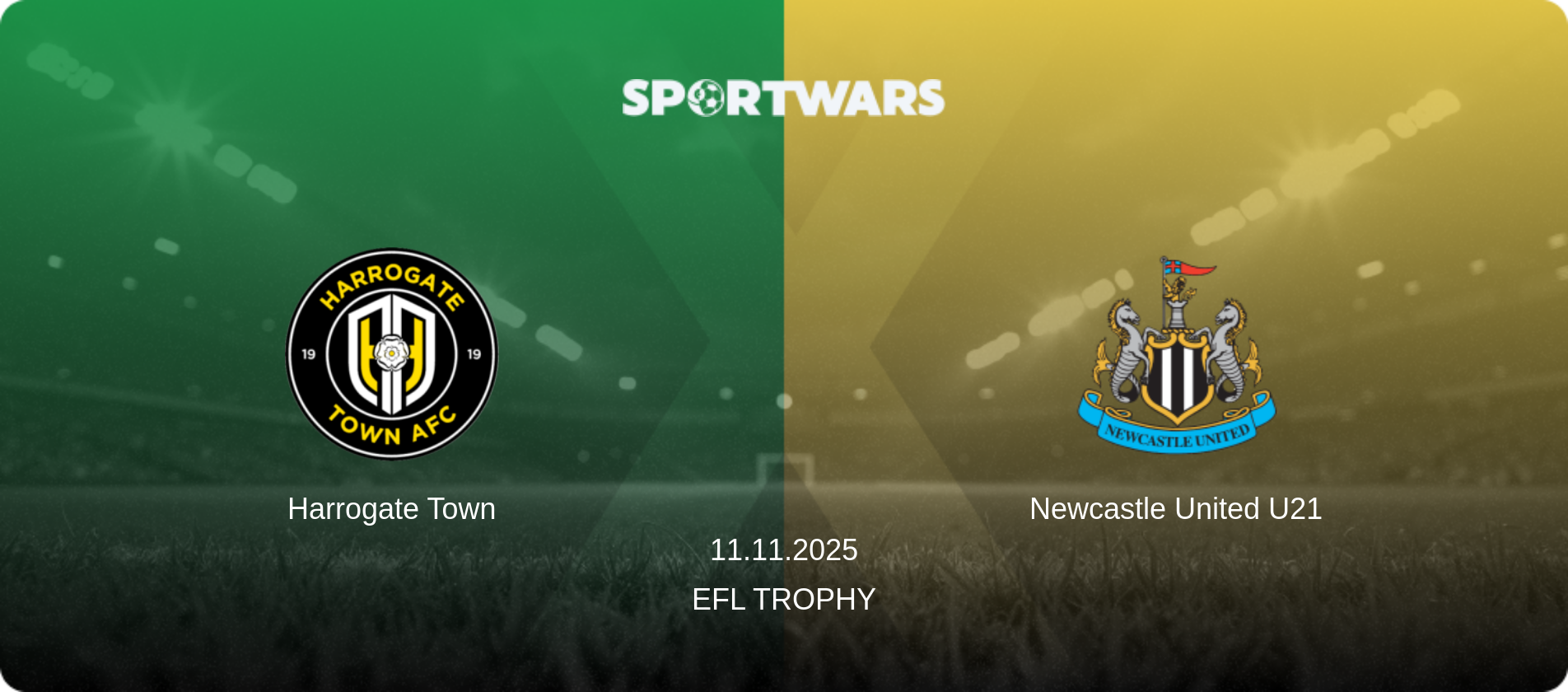 Harrogate Town — Newcastle United U21, 11.11.2025 — EFL Trophy (match preview)