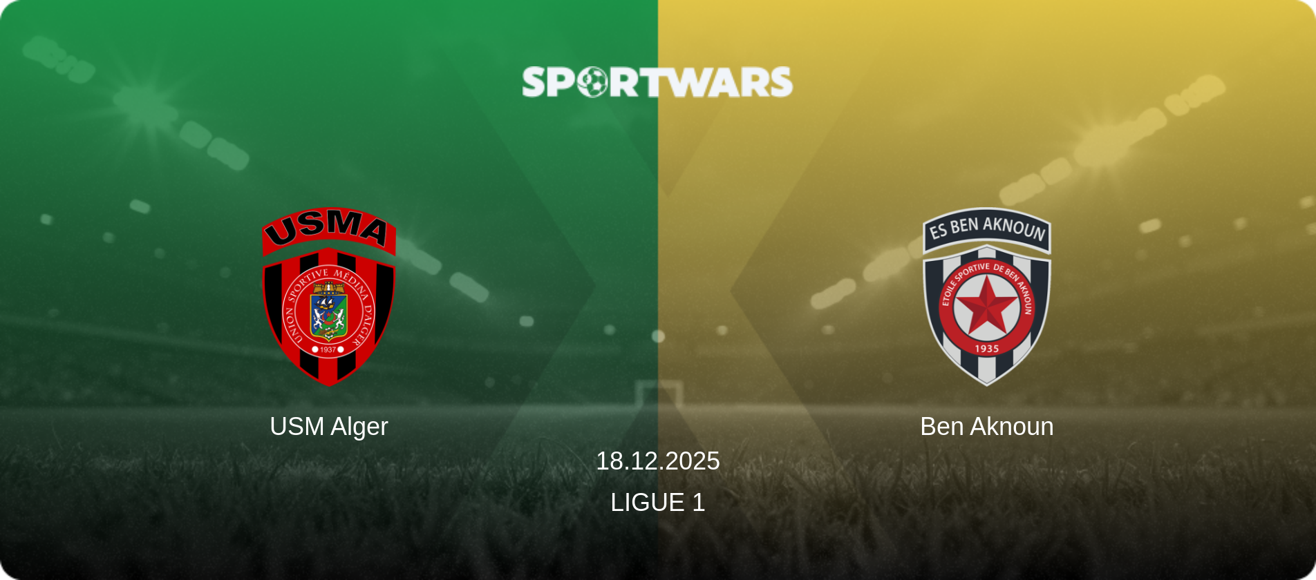USM Alger — Ben Aknoun, 18.12.2025 — Ligue 1 (match preview)