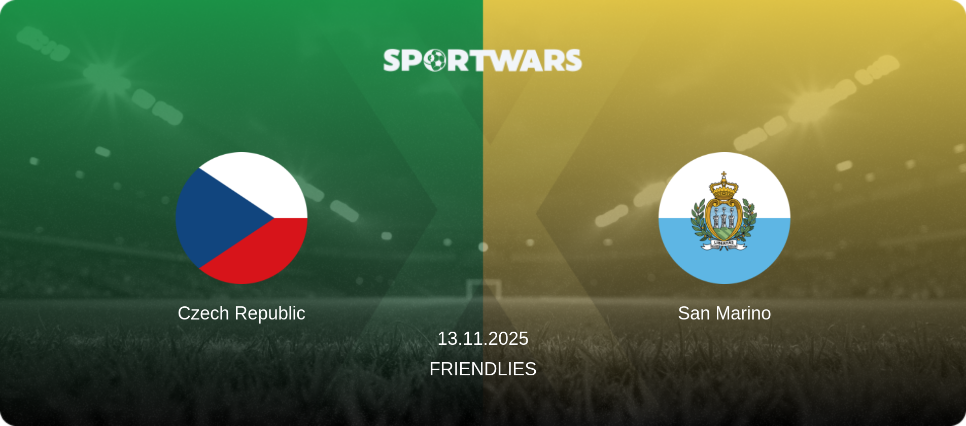 Czech Republic — San Marino, 13.11.2025 — Friendlies (match preview)