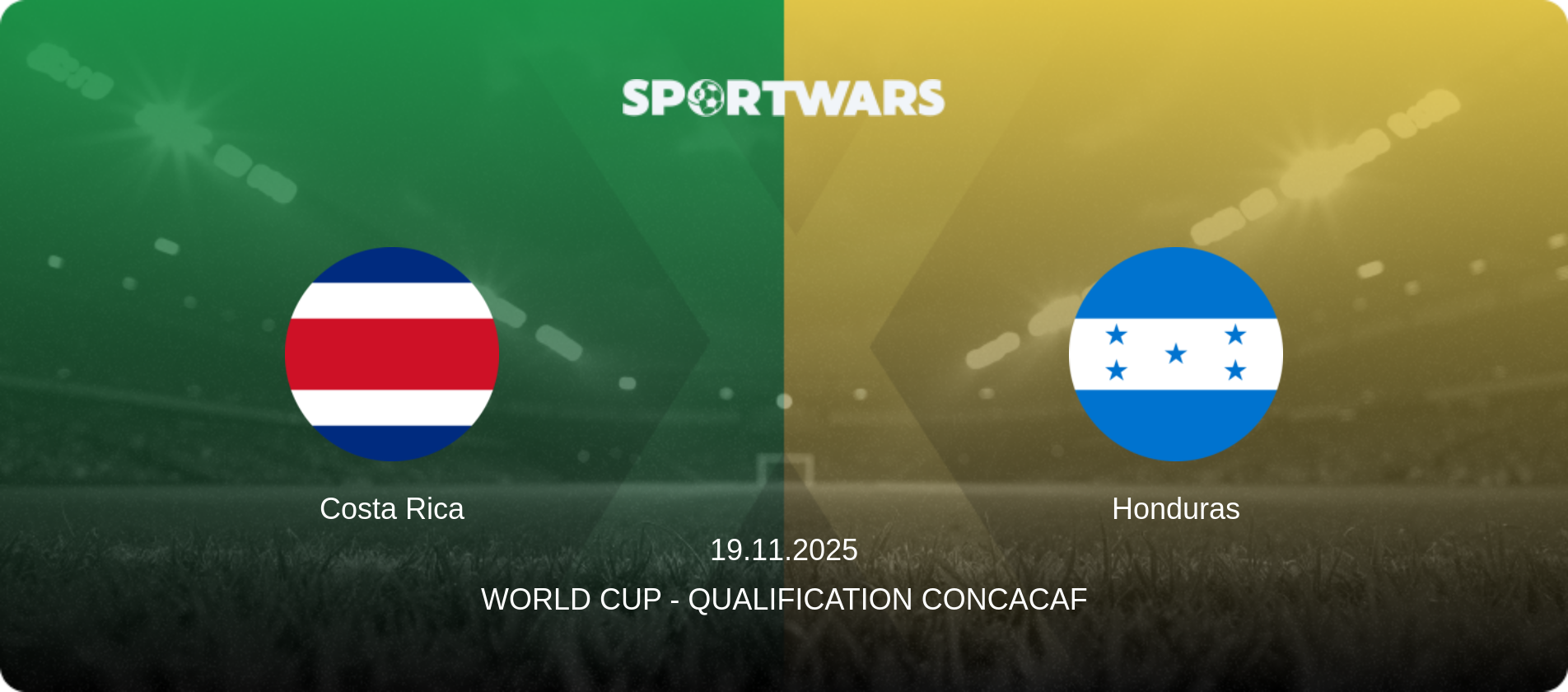 Costa Rica — Honduras, 19.11.2025 — World Cup - Qualification CONCACAF (match preview)