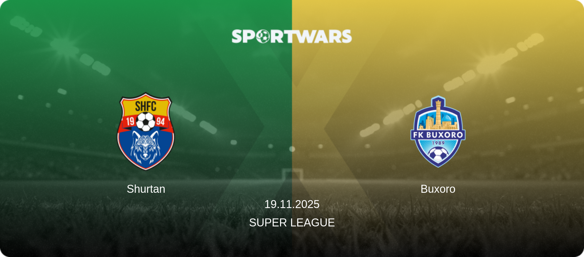Shurtan — Buxoro, 19.11.2025 — Super League (match preview)
